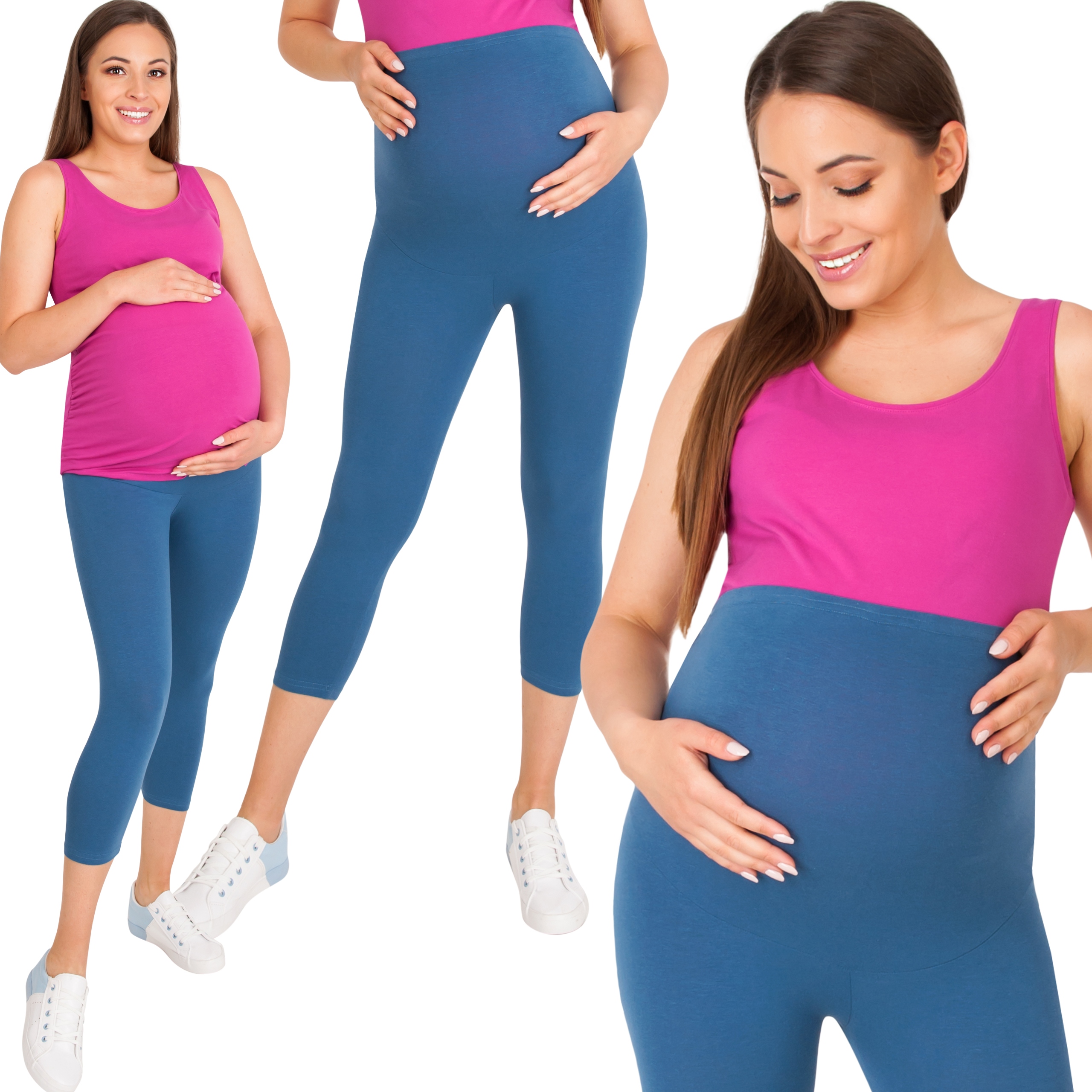 

Legginsy Ciążowe Getry Z Panelem Rozm S Rybaczki