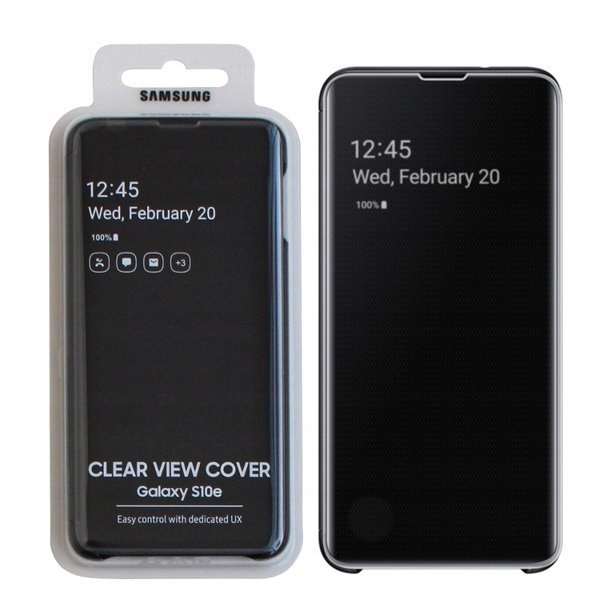 

Samsung Galaxy S10e Oryg Etui Clear View Pokrowiec