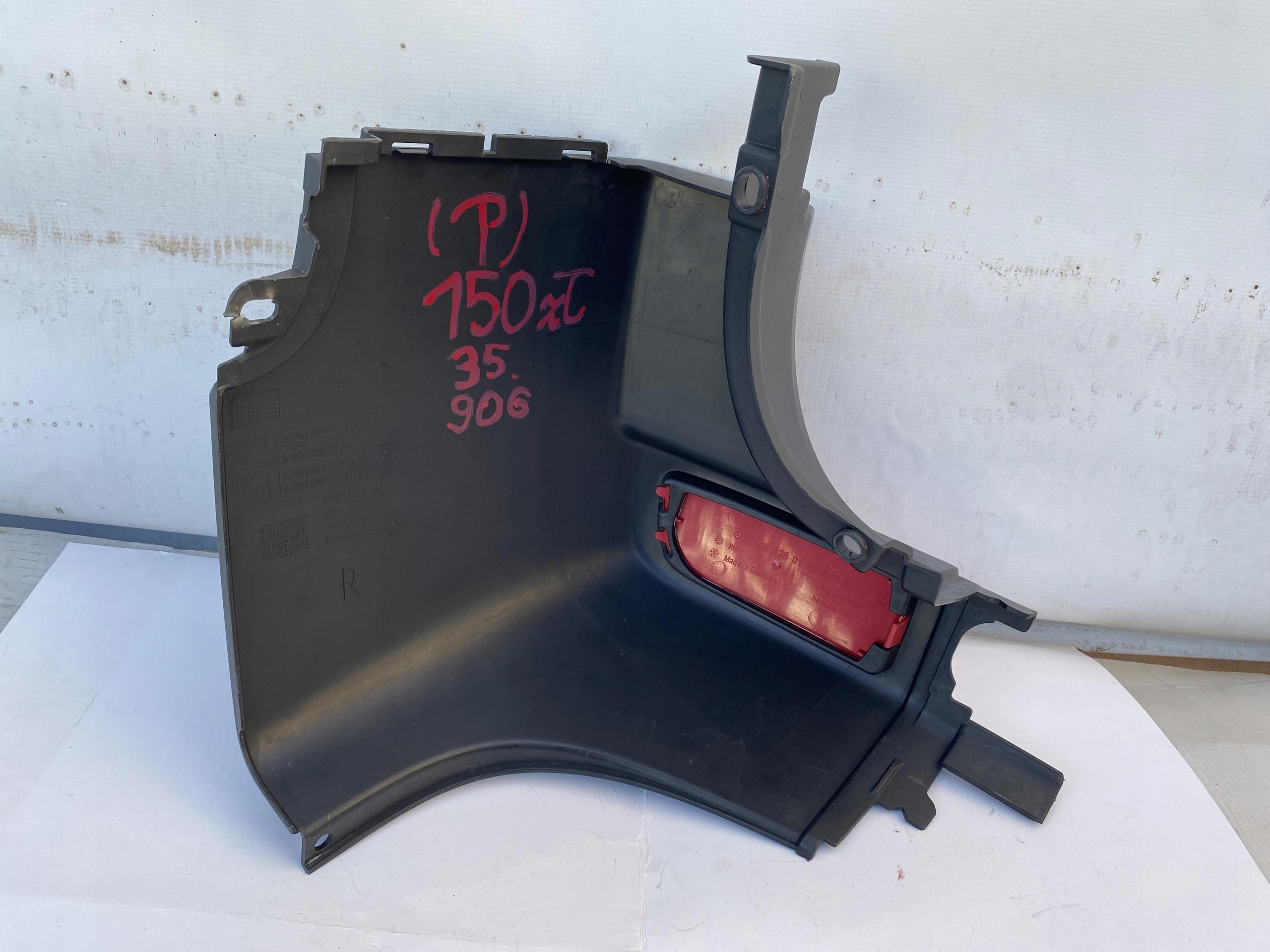 VW CRAFTER SPRINTER 906 06- corner bumper rear part right A9068801371 original