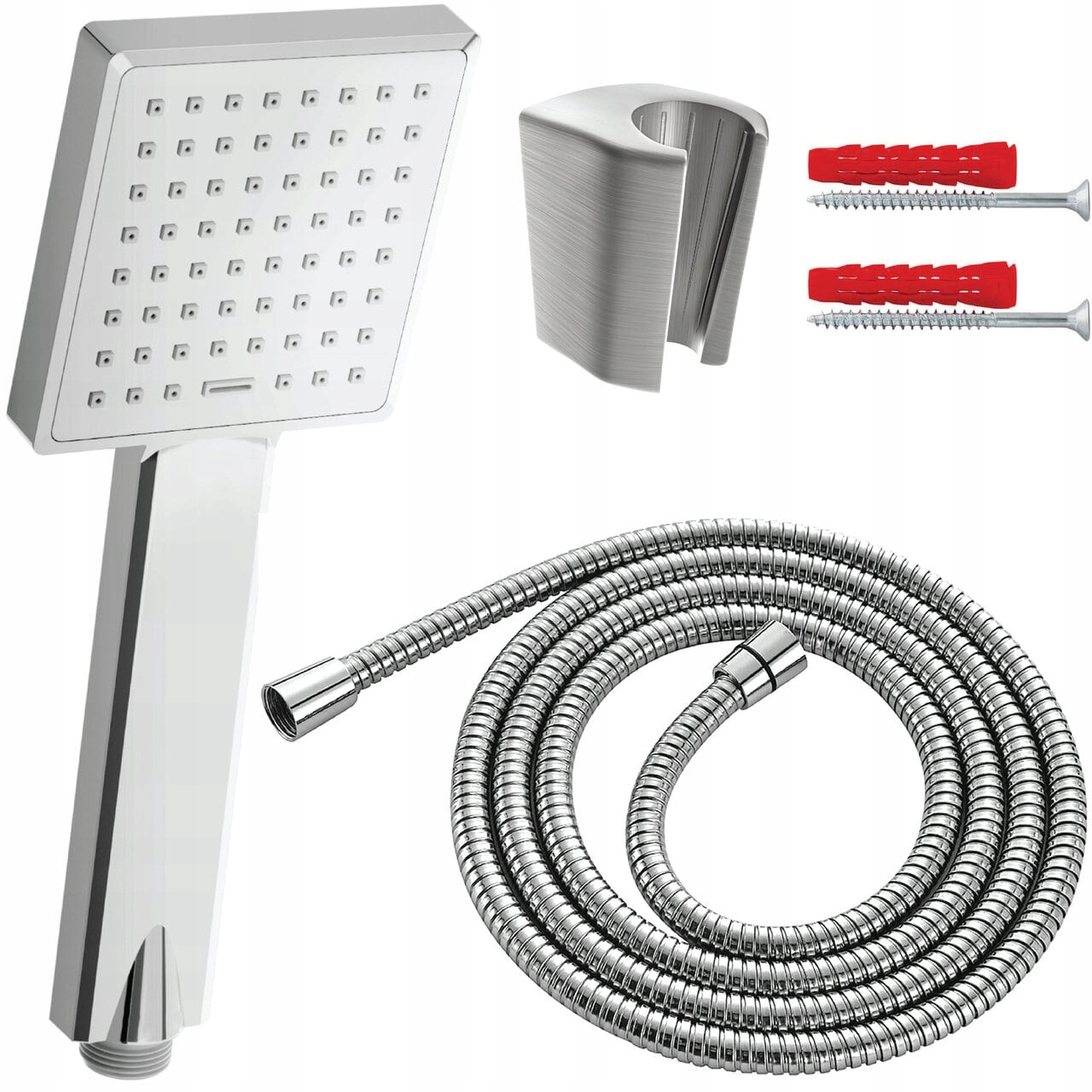 

Słuchawka Prysznicowa Wąż Uchwyt Zestaw Prysznic