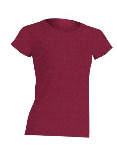 

T-shirt Damska Koszulka Heather burgund Buh S