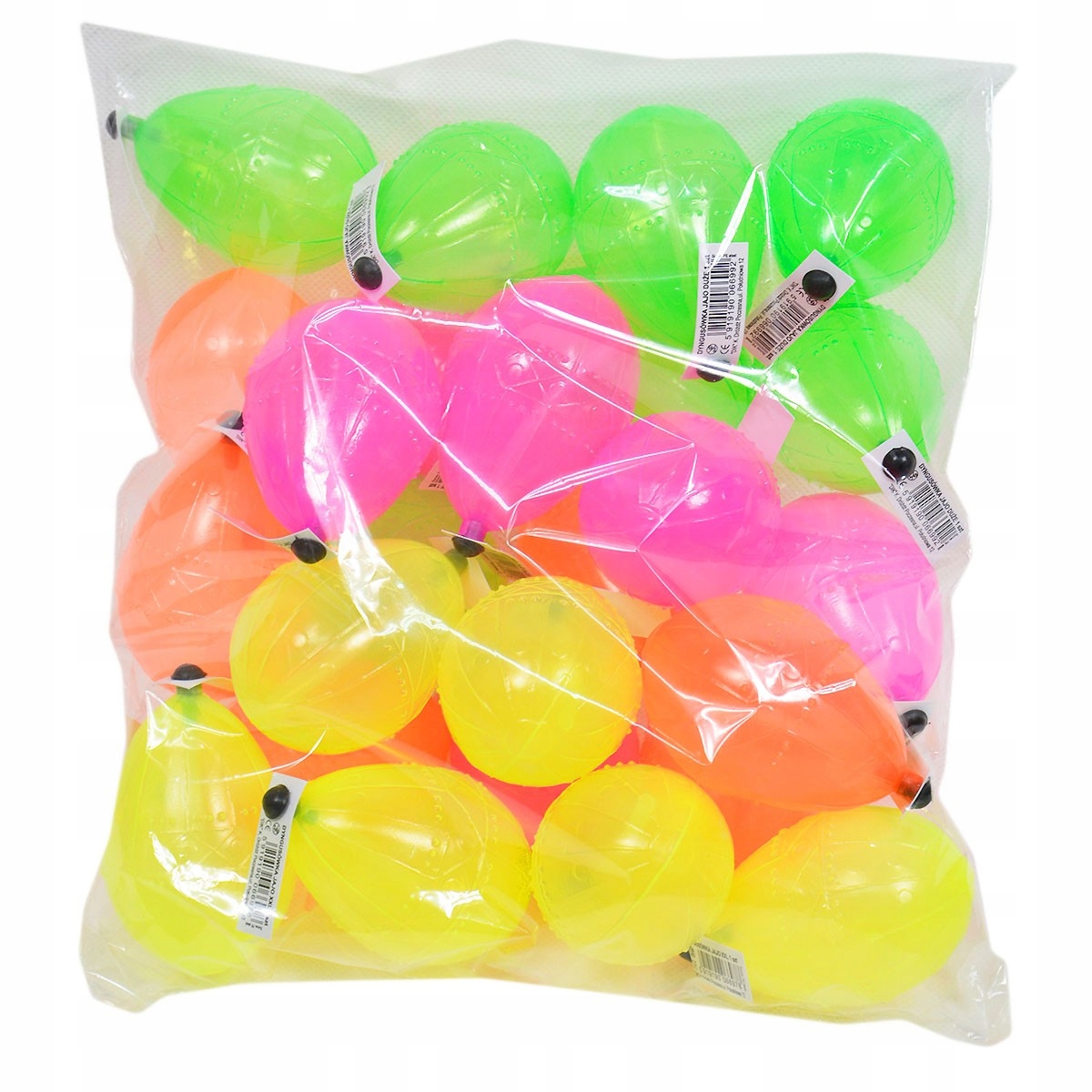 JAJKO NA WODĘ SIKAWKA ŚMINGUS DYNGUS WIELKANOC DUŻE DLA DZIECI ZESTAW x5 Długość 9 cm