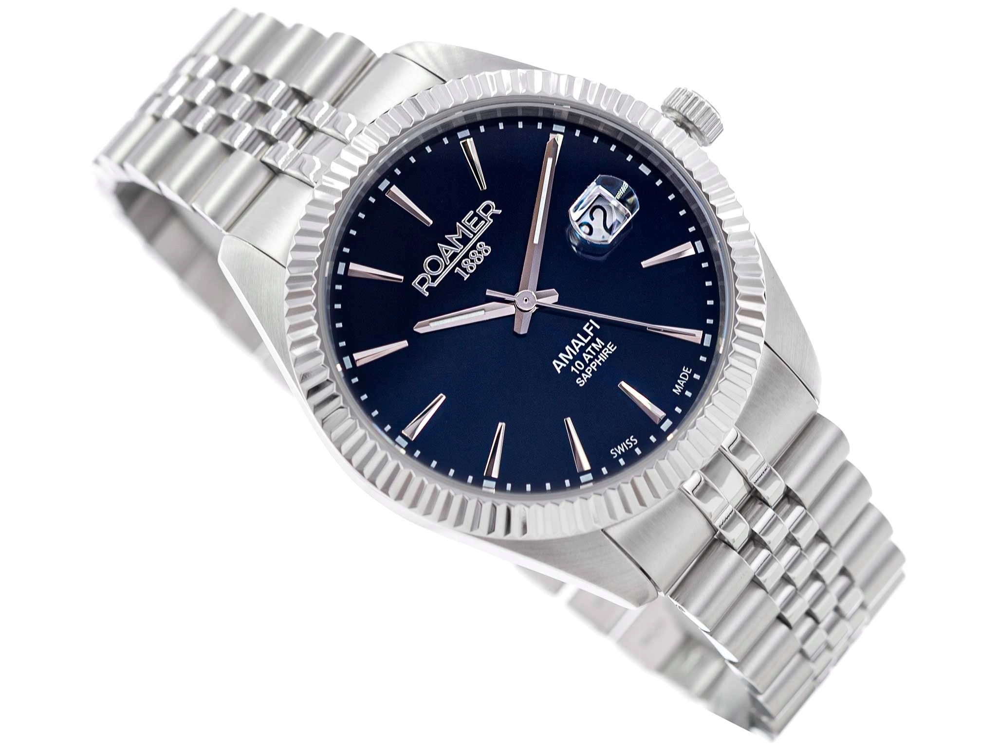 Pánské Hodinky Roamer 852833 41 45 20 Stříbrné 100 M