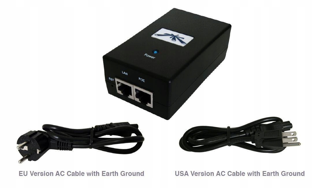 Zasilacz Ubiquiti Passive PoE 24V 0.5A 12W Gigabit