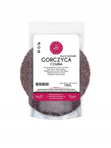 4x Winoszarnia Hořčice Černé hořčičné zrno 1 kg