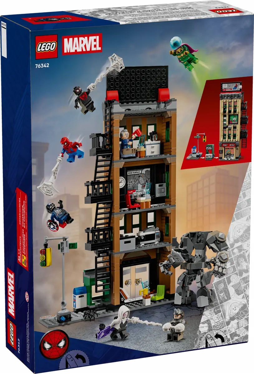 76342 Lego Heroes Spider-Man vs. Mysterio: Redakce Daily Bugle