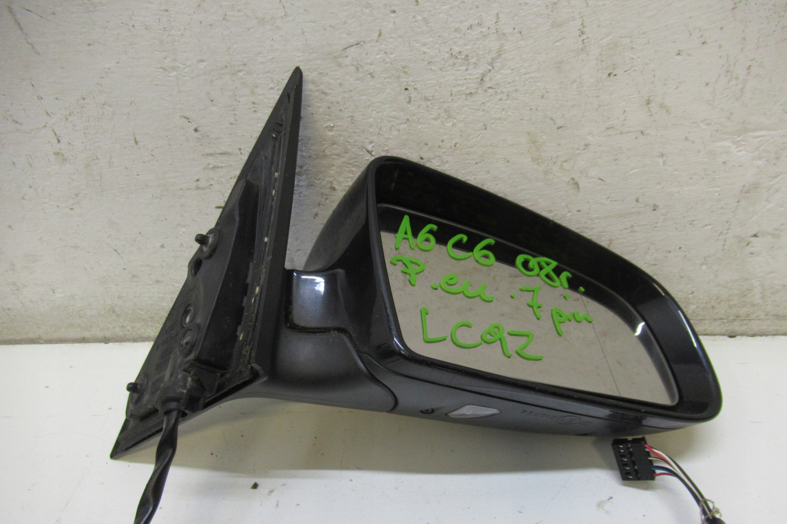 AUDI A6 C6 08R mirror right 7 PIN LC9Z EUROPA
