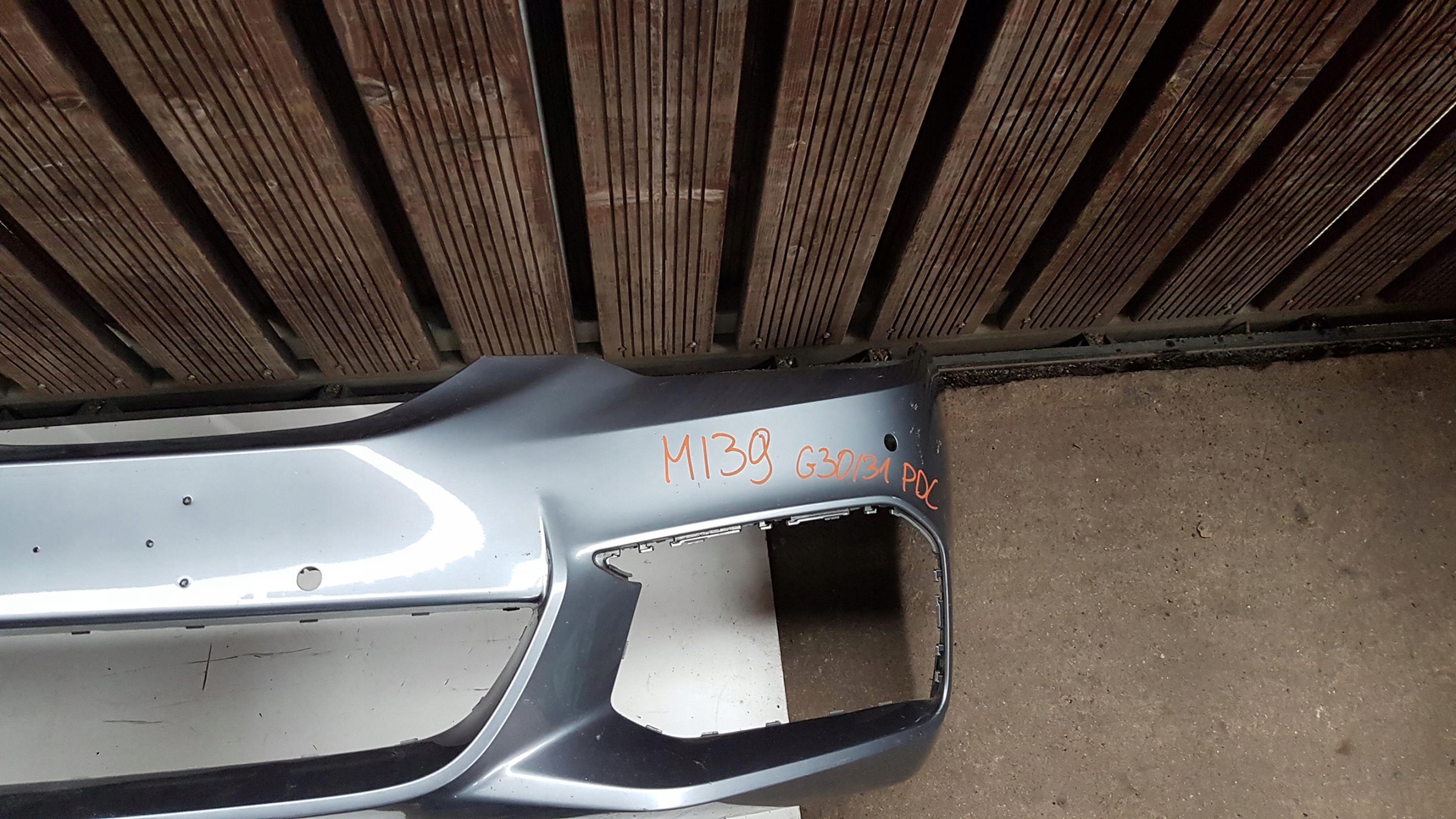 front bumper BMW SERIA 5 G30 G31 m-packet BLUESTONE