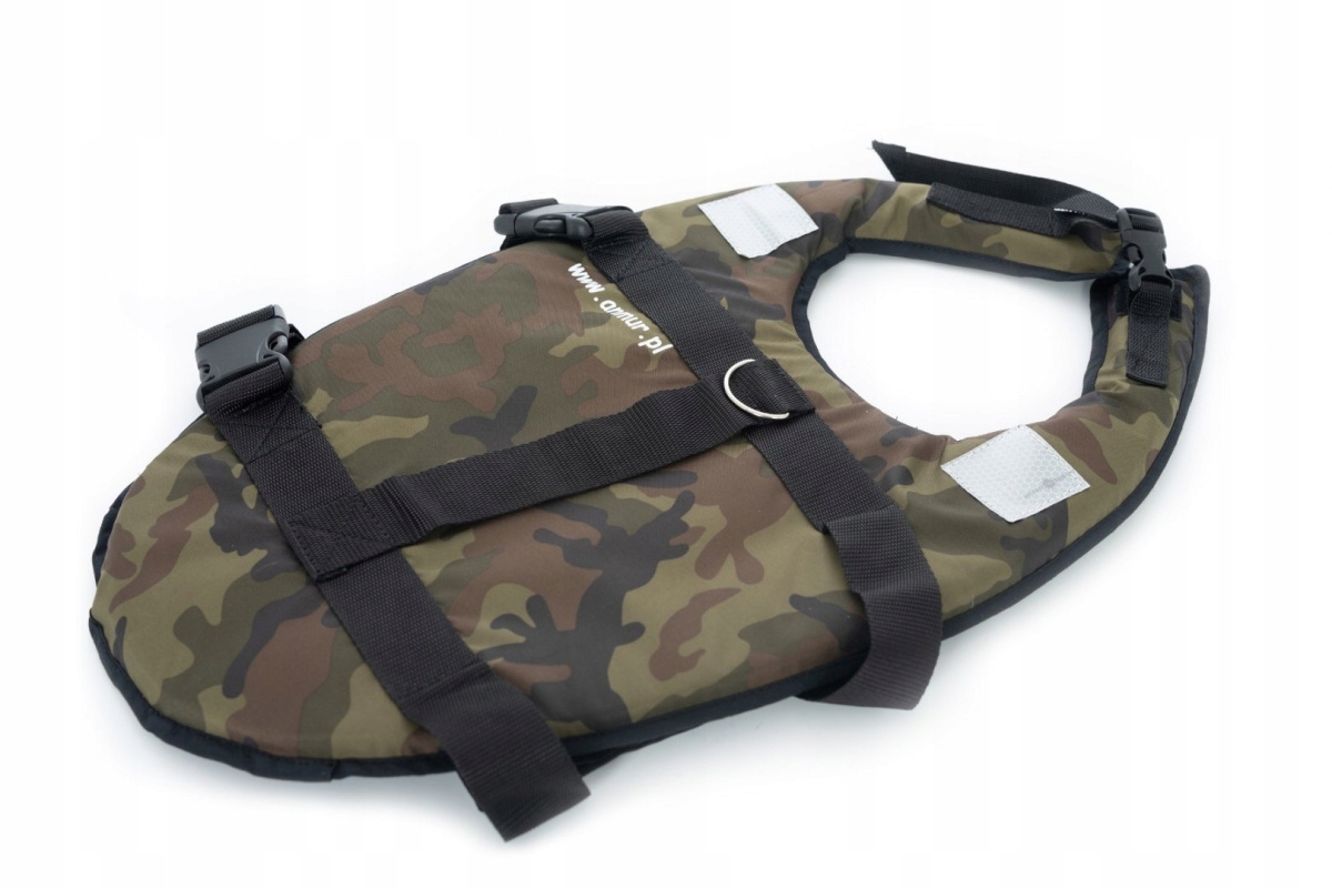 Levně Záchranná zajišťovací vesta pro psa S maskáčový