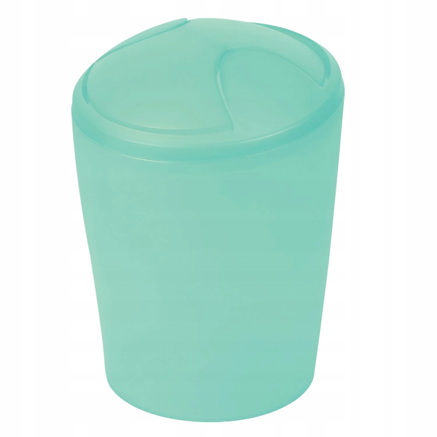 Spirella výklopný odpadkový koš Move, mint zelená, plast, 5 L