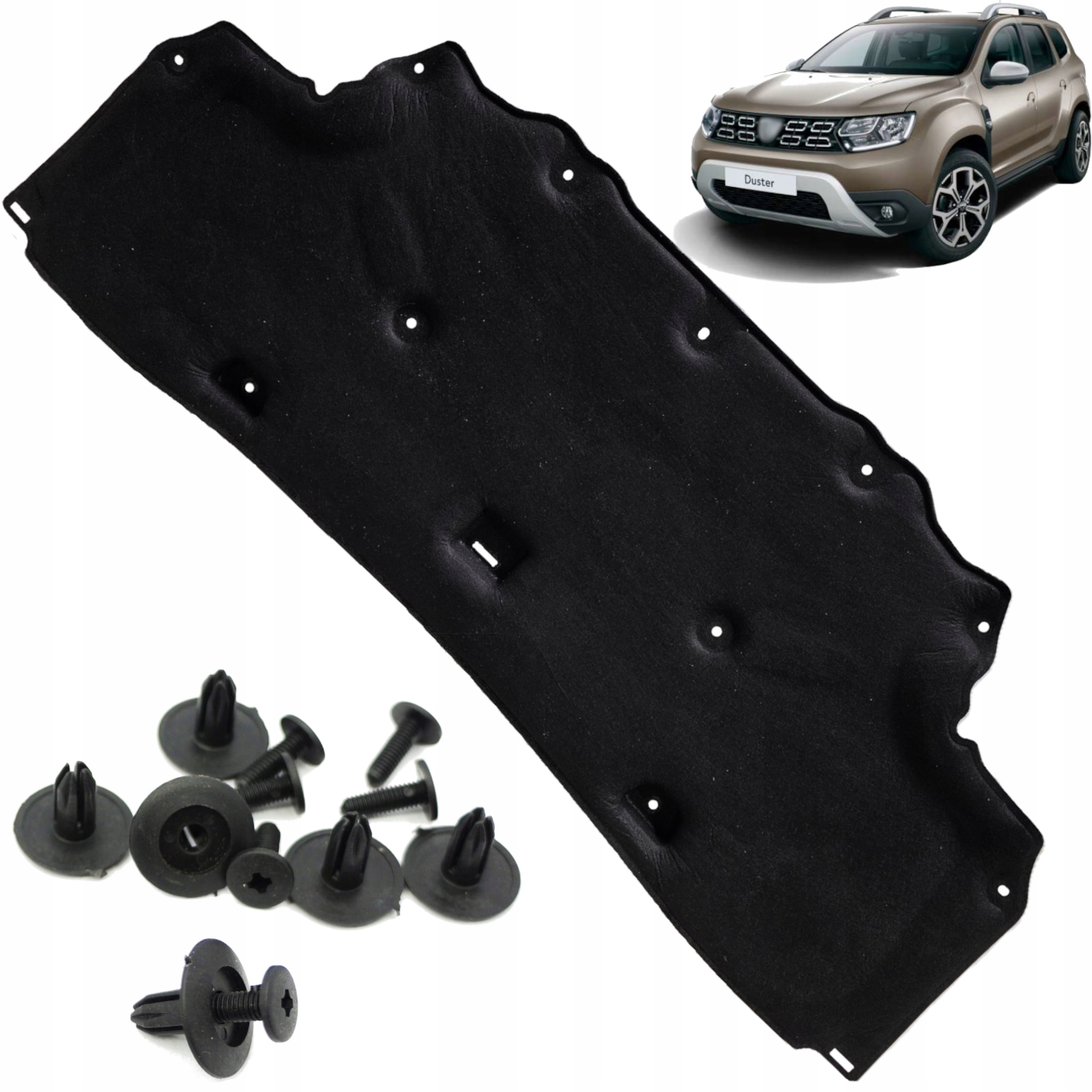 Dacia Duster 2 Ztlumení Masky Ztlumení Komory Podložka 17-24r sponky Hq