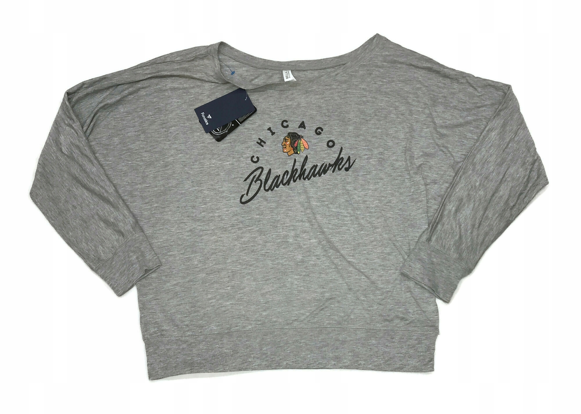 Szara bluza luźna Nhl Chicago Blackhawsk 2XL