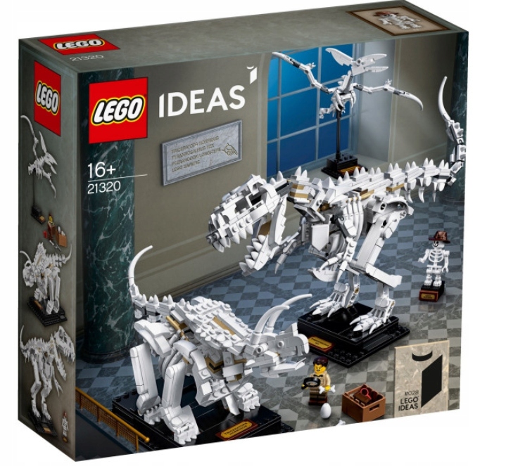 LEGO KLOCKI IDEAS 21320 SZKIELETY DINOZAURÓW