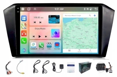 Rádio Navigácia Gps Android Vw Passat B8 2014-2022 Carplay 4/64GB