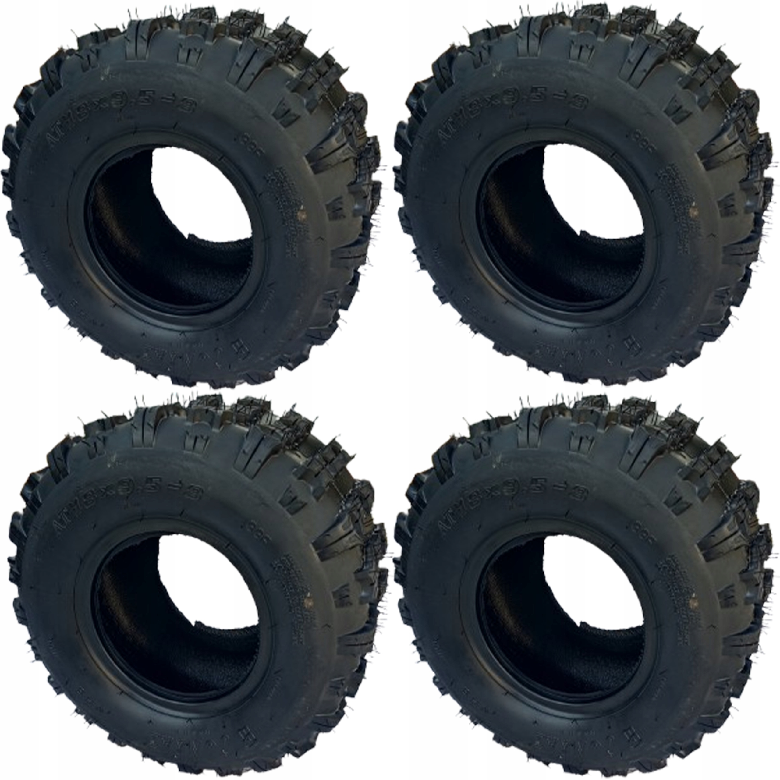 Komplet 4x Pneumatiky Atv 18x9.5-8 Štvorkolka 8 Palcov 125 150 200 Terénne Silné