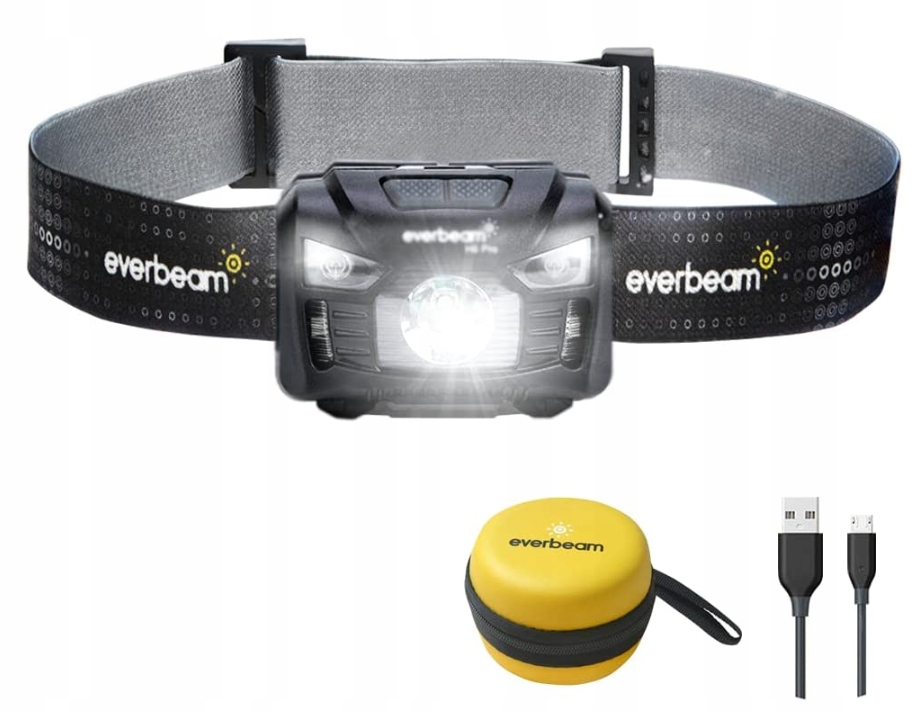 ПОТУЖНИЙ ПРЕМІАЛЬНИЙ НАЛОБНИЙ ЛІХТАР З ДАТЧИКОМ РУХУ