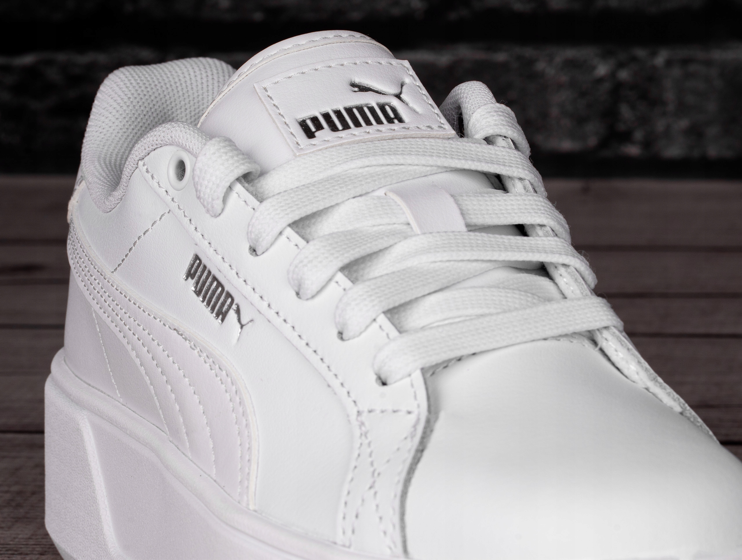 Buty, trampki Puma KARMEN L WHITE 384615 01 Rozmiar 38
