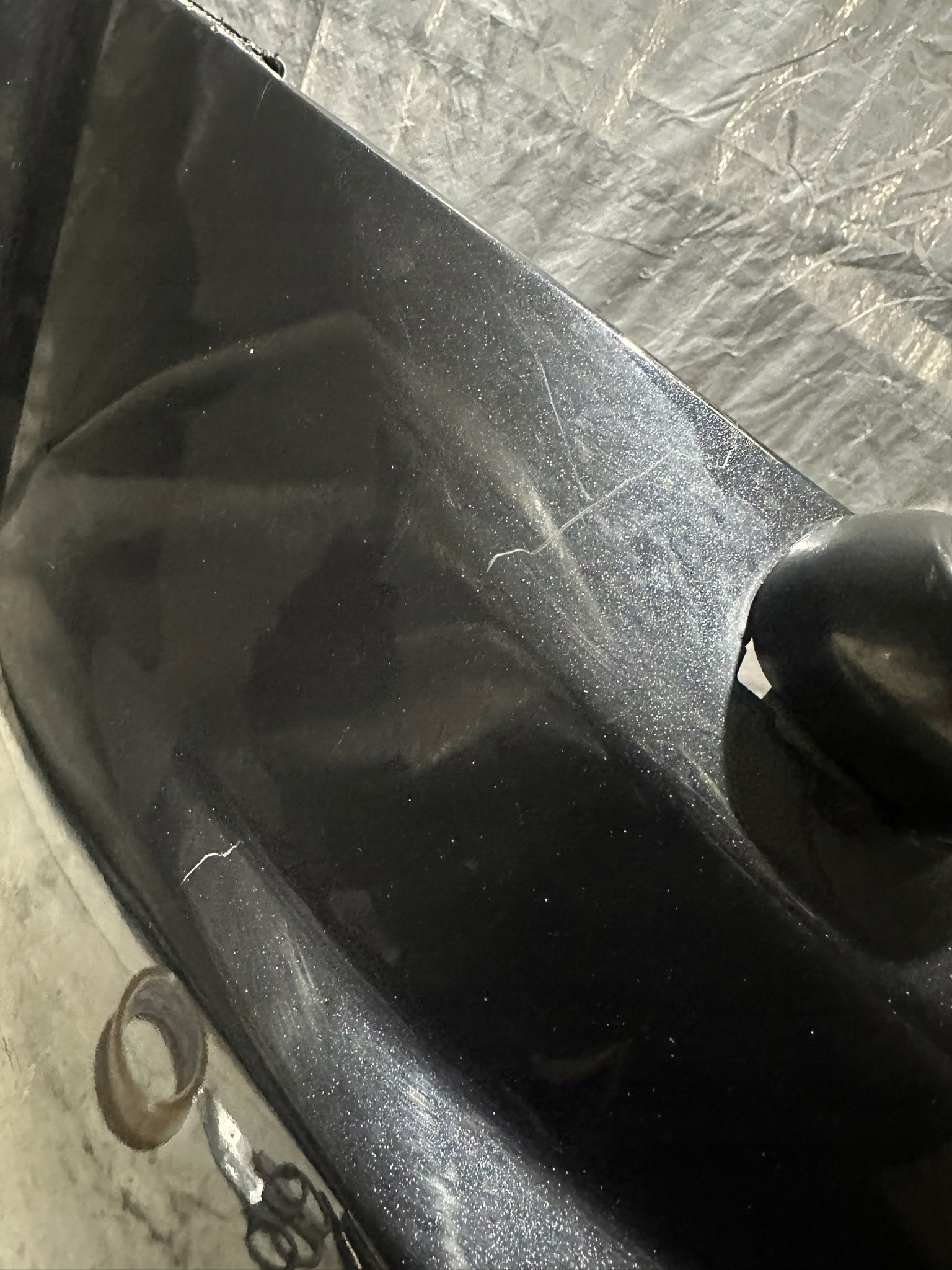 bumper front PDC DODGE JOURNEY 2009R black