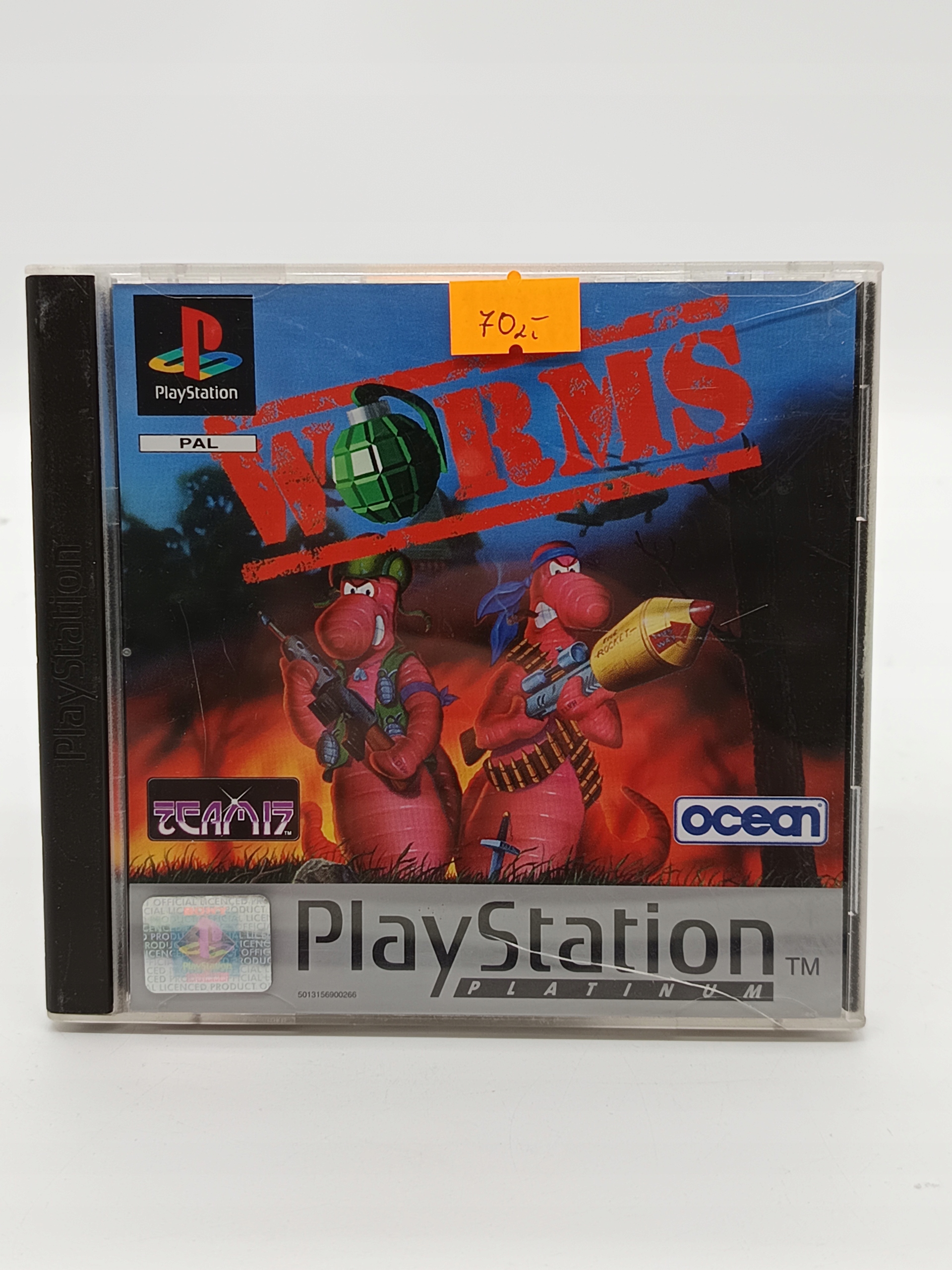 PSX/PS2/PS3 WORMS PIERWSZA CZĘŚĆ - WYD. ANGIELSKIE - PSX PlayStation (PSX) pudełkowa