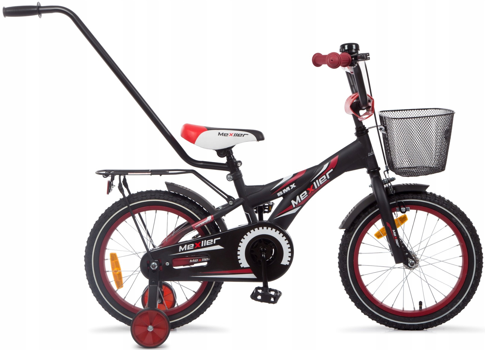 Rower dziecięcy BMX 16 Mexller Rowerek dla chłopca 4-7 lat + prowadnik Kod producenta BMX 16