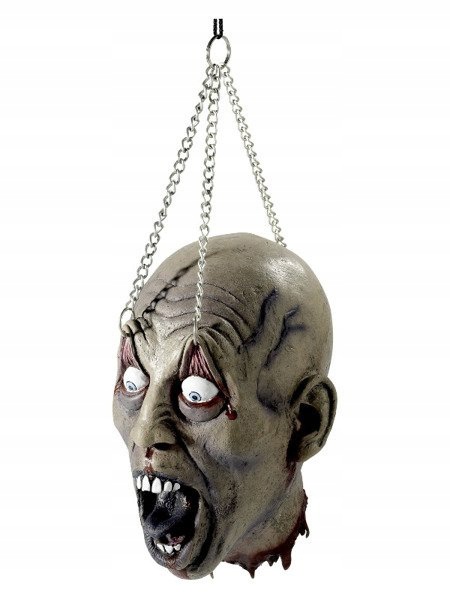 Dekorace Utržená Hlava Na Halloweenském Řetízku