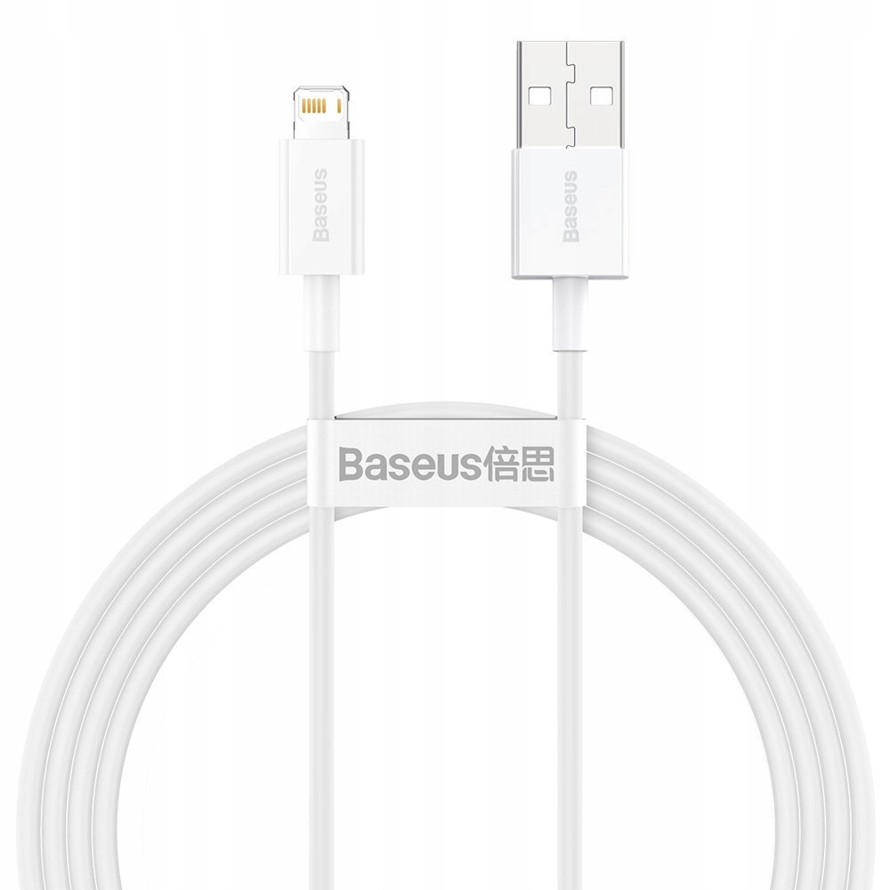 BASEUS KABEL USB - LIGHTNING 2,4A 1,5 m SZYBKI