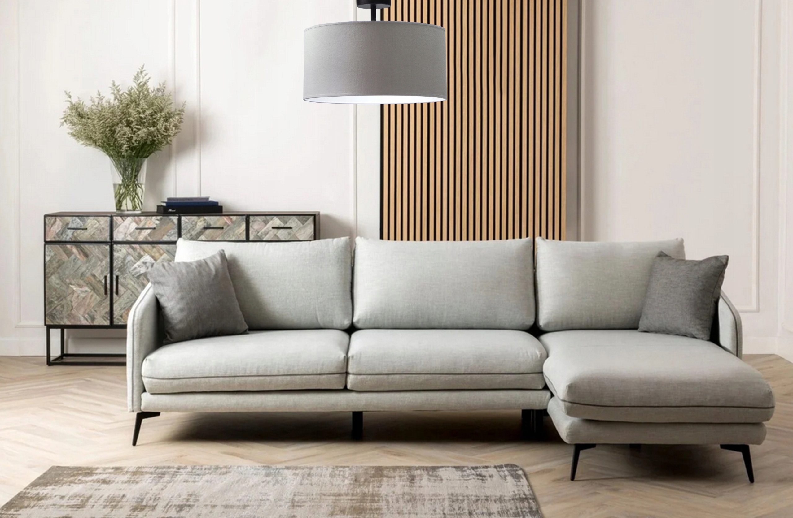 PLAFON LAMPA SUFITOWA ŻYRANDOL PW45 ABAŻUR LED E27 SALON SYPIALNIA HOL Rodzaj plafon