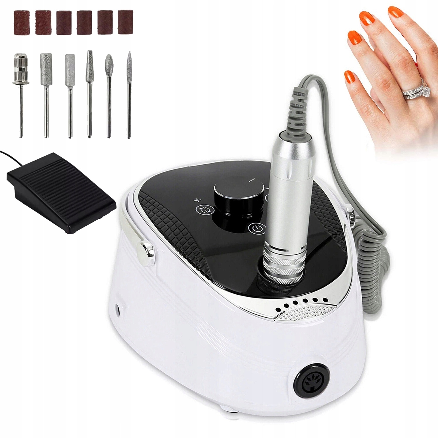 Profesionální Bruska na nehty Manikúra 50W Silná