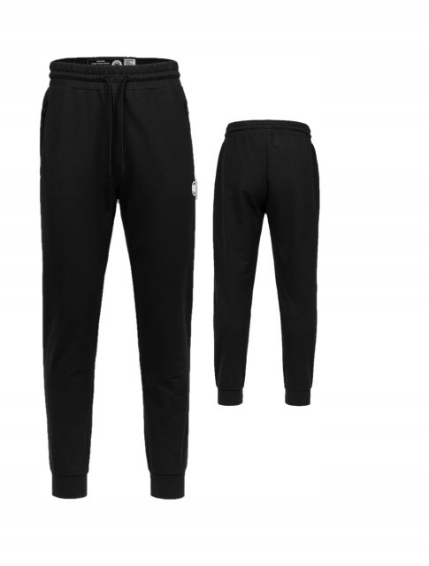 Pitbull West Coast Pánské Tepláky Small Logo Nugget Černé 3XL