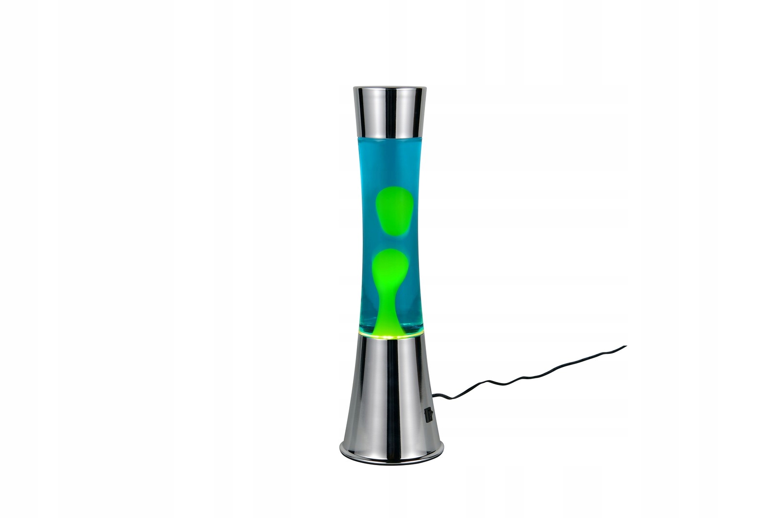 Rl Etna Stolní lampa láva Led 21W stříbrná/zelená 39,5 cm