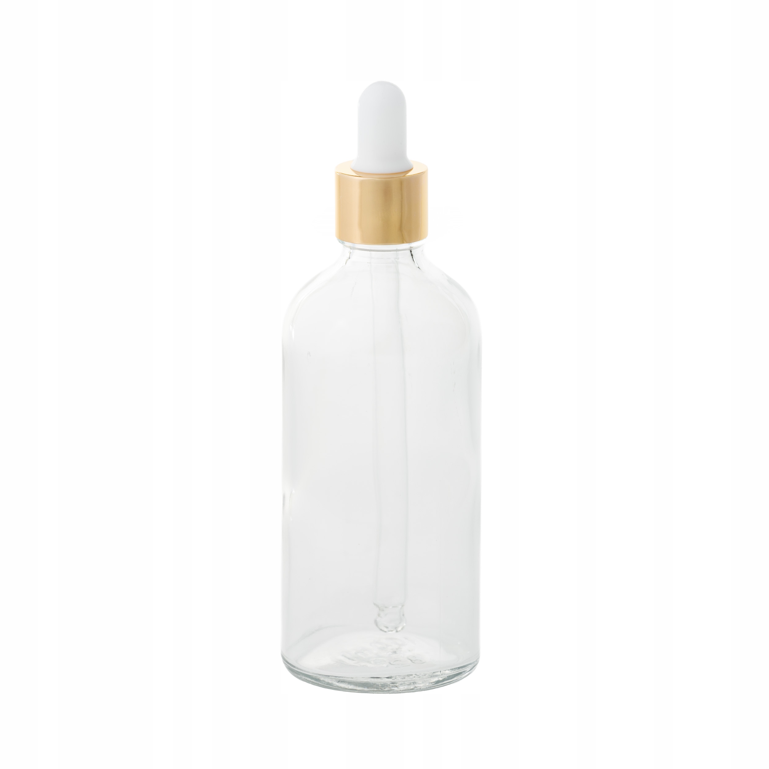 Skleněná láhev bezbarvá 100 ml s pipetou Zakraplacz!