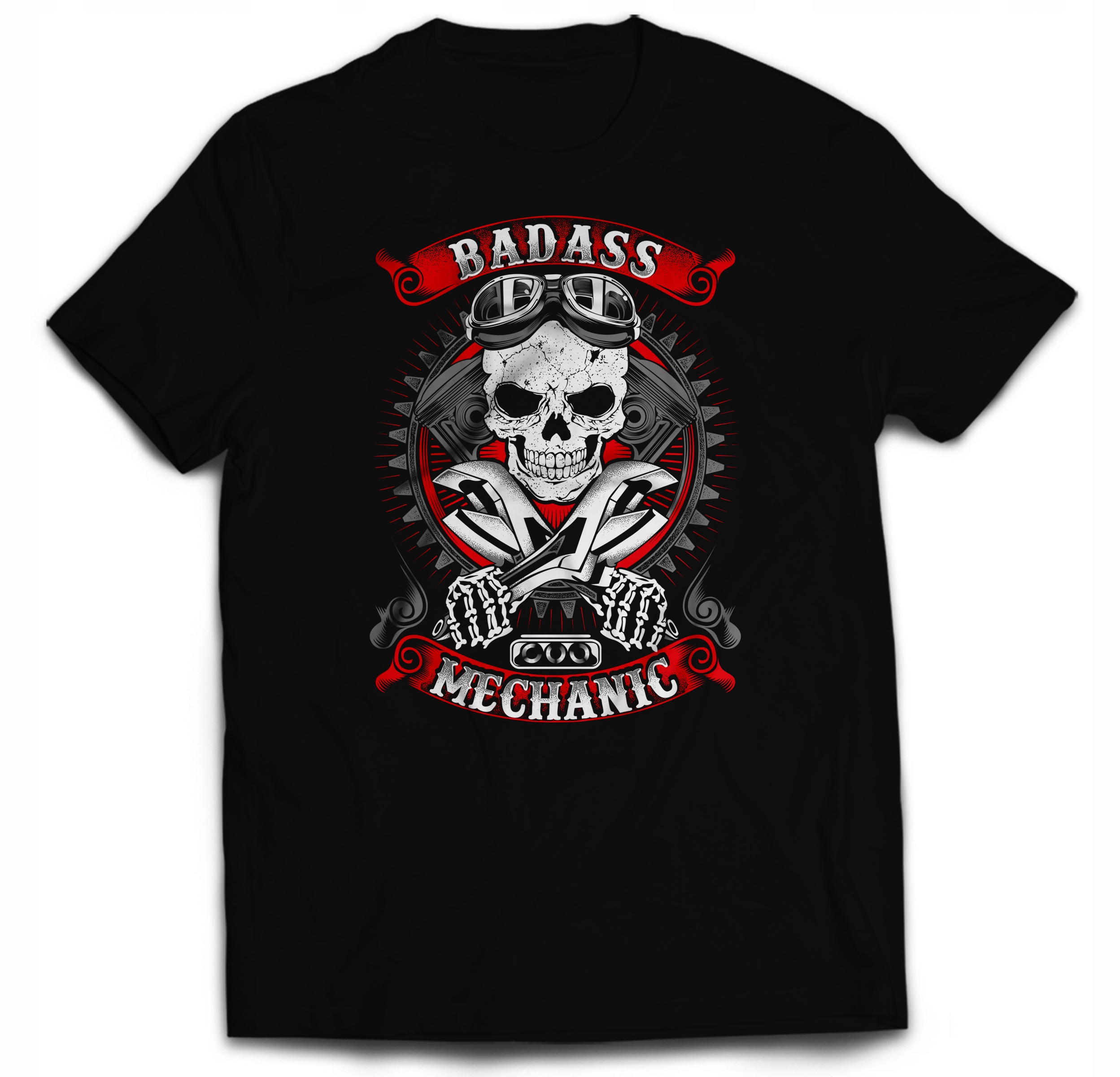 

Koszulka Prezent Dla Mechanika Badass Mechanic 4XL