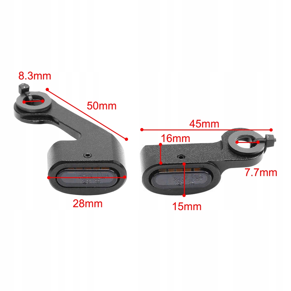 Harley Softail Dyna Sportster Wskaźnik LED 2SZT Producent inny