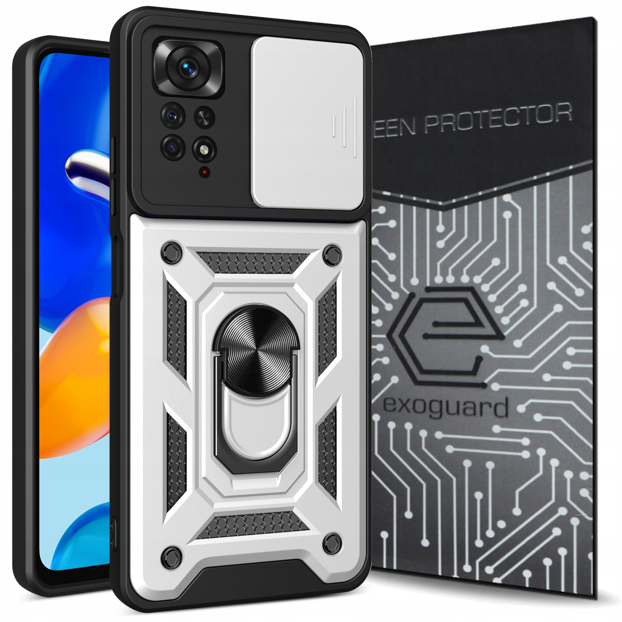 

Etui Pancerne+szkło do Redmi Note 11 Pro Pro 5G