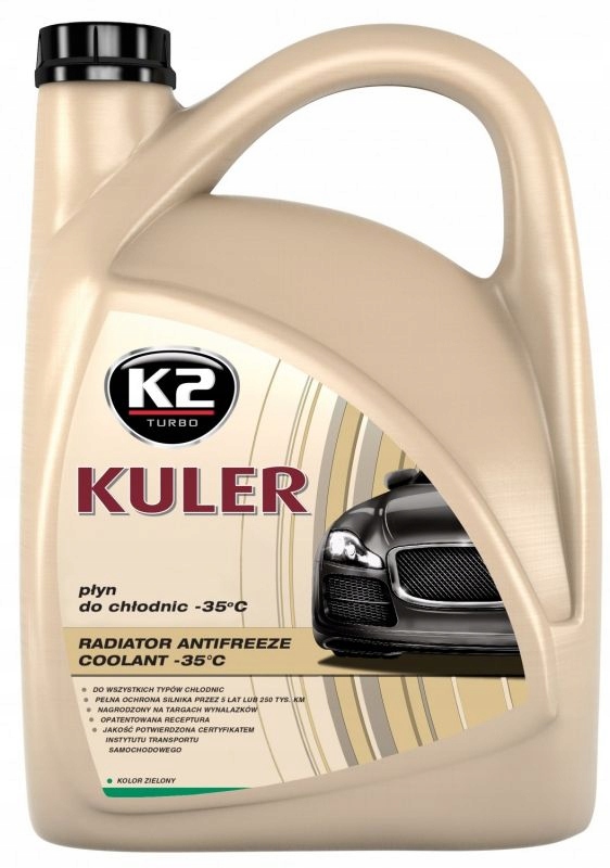 

K2 Kuler Płyn Do Chłodnic -35C Zielony T205Z 5L