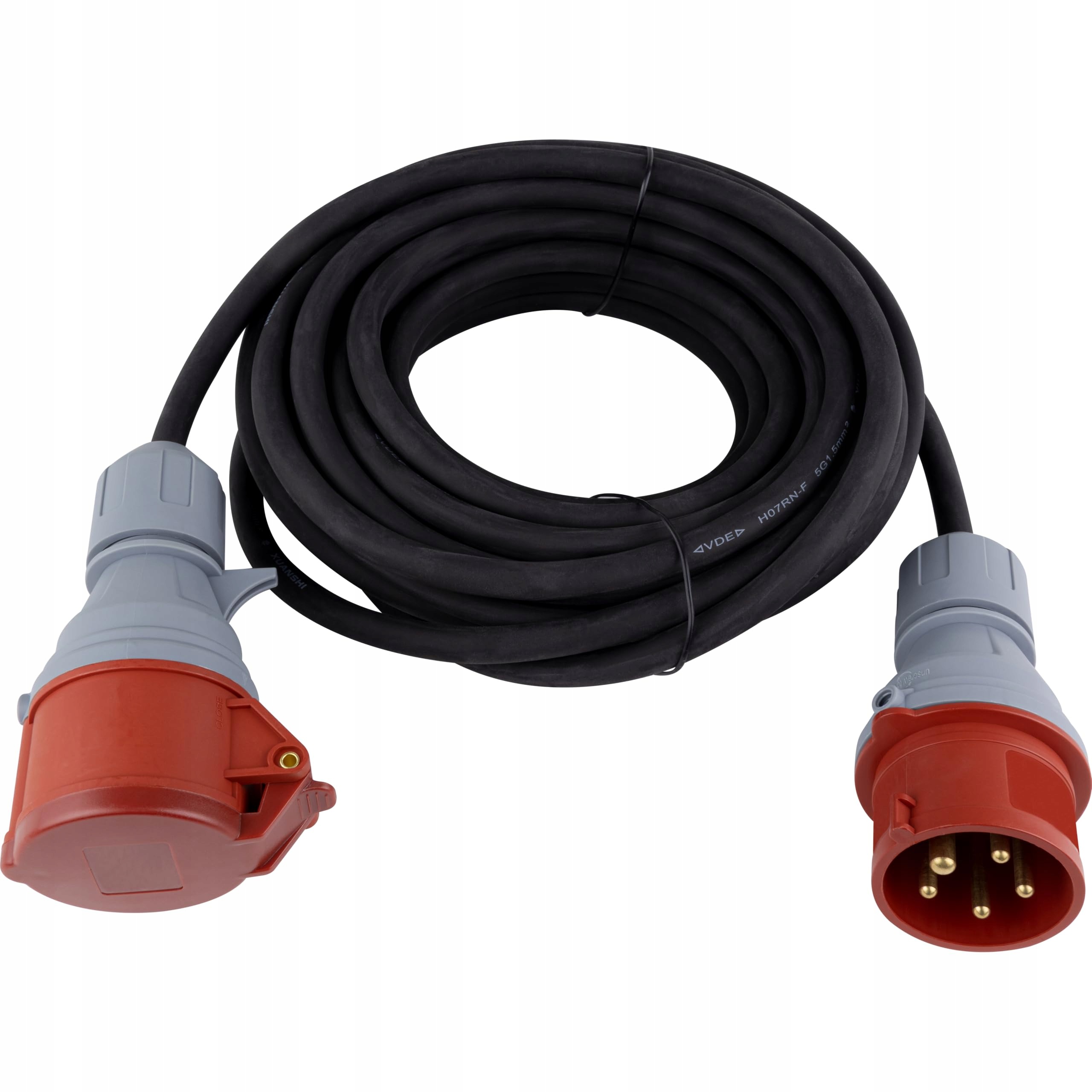 Rev Silný proud prodlužovací kabel 10 m IP44 Outdoor černý