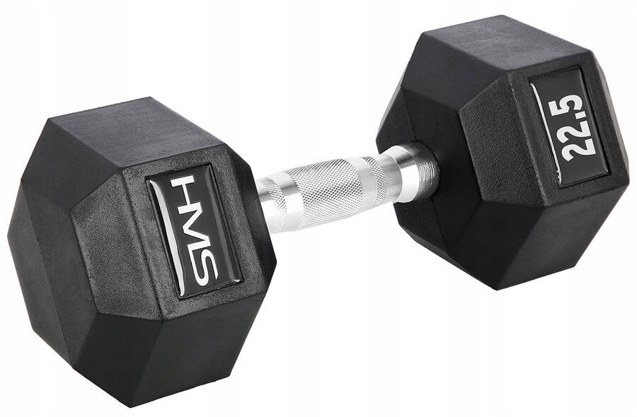 Hms Pogumovaná činka Hex Pro pro silové cvičení 22,5 kg