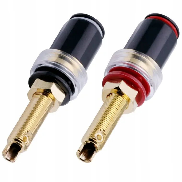 Reproduktorová Zásuvka Nakamichi Měděná 66 mm 2ks