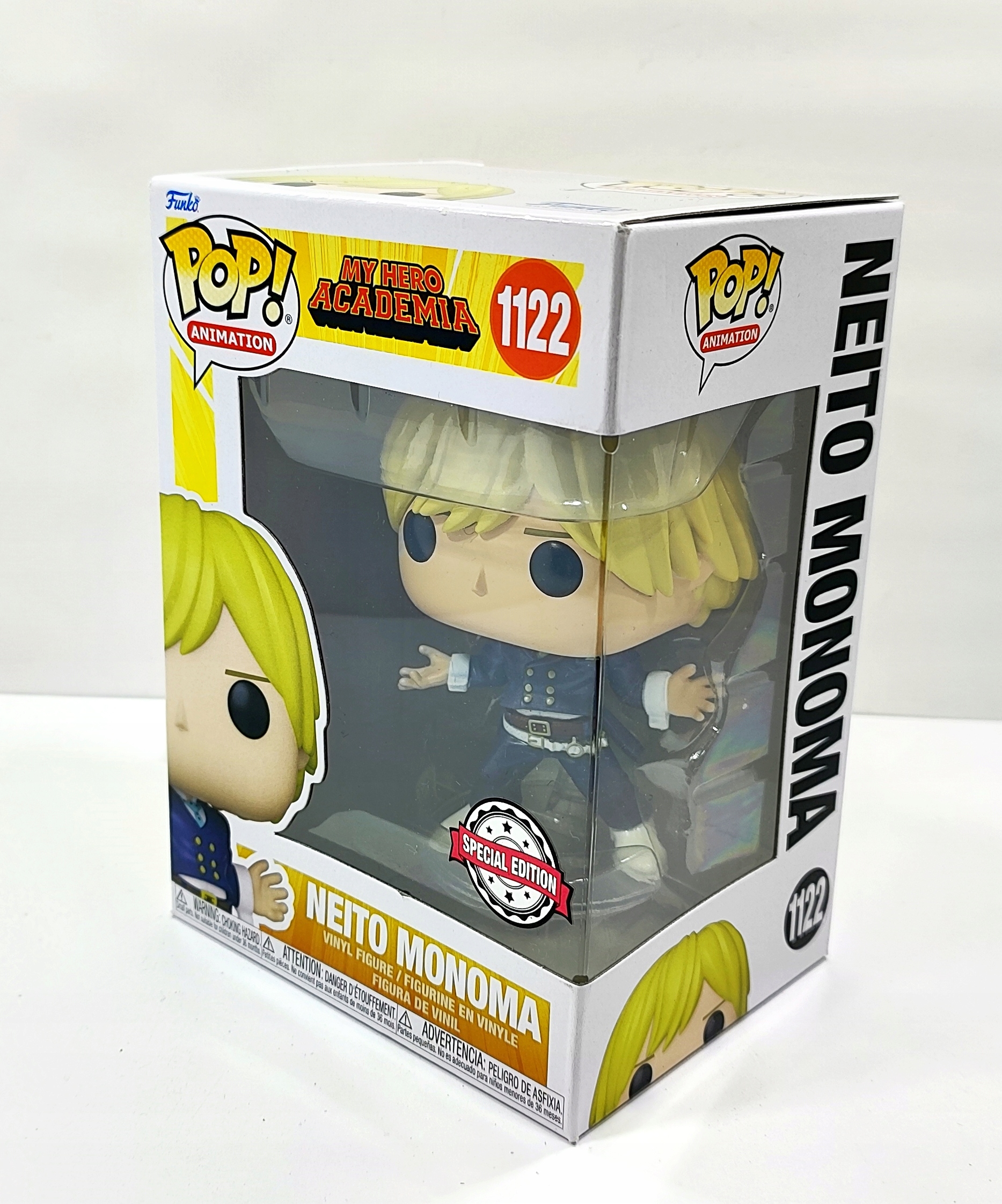 Funko Pop Neito Monoma 1122 My Hero Academia Speciální Edice