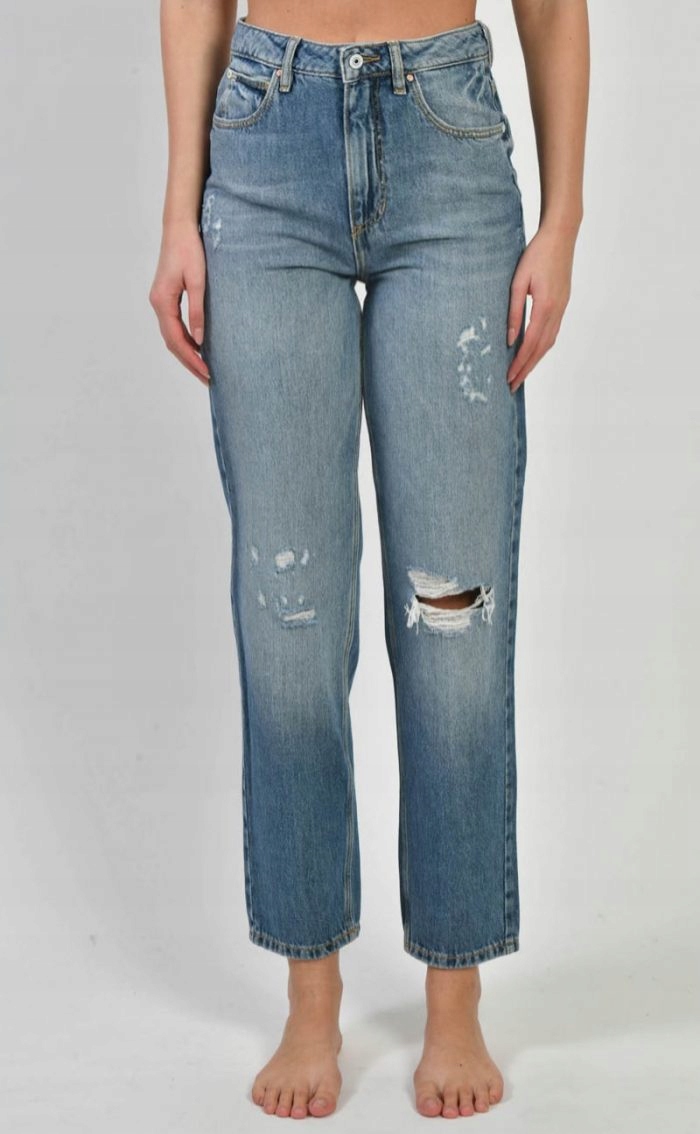 Guess Niebieskie Jeansy Dziury (26)