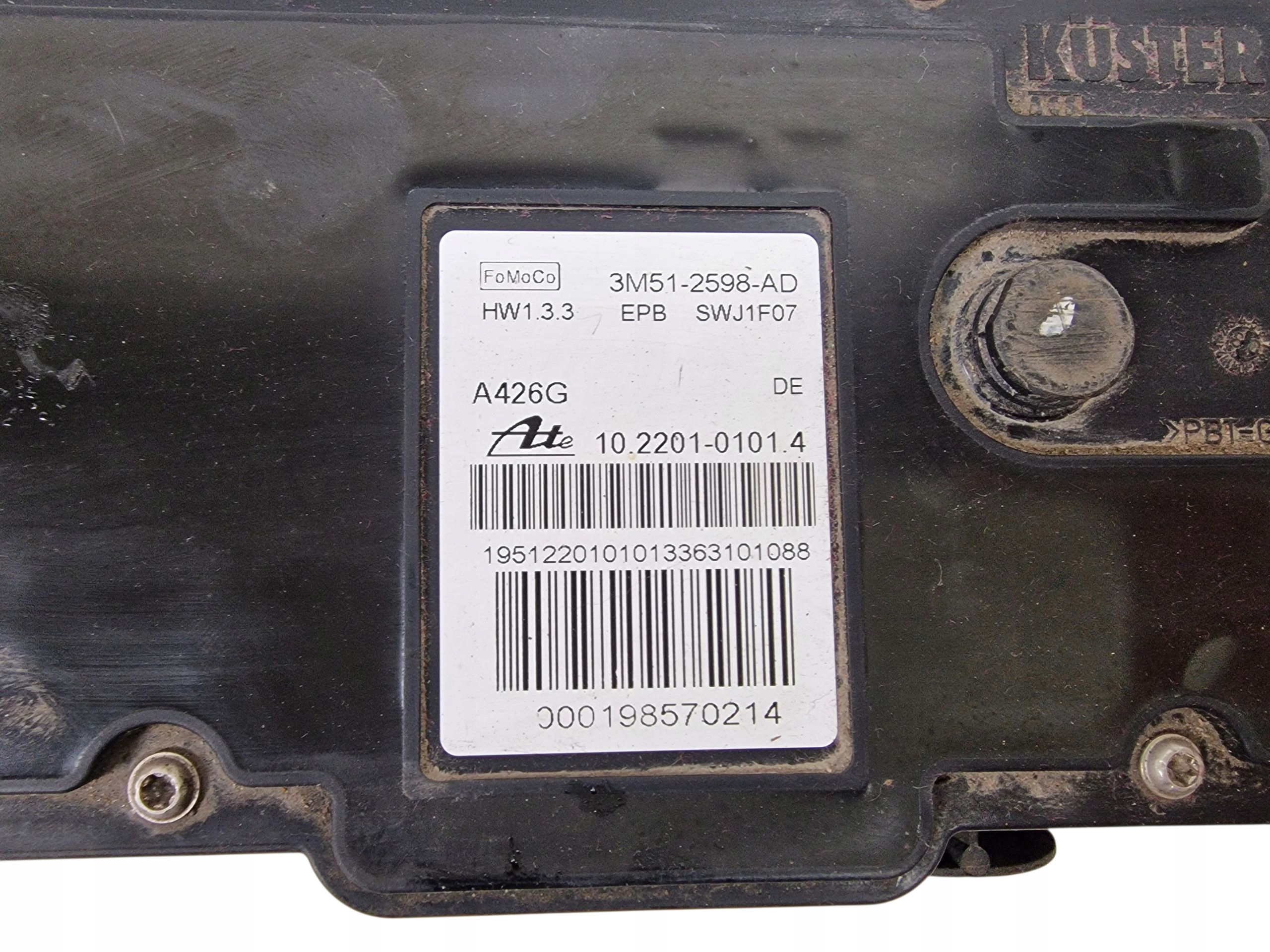 FORD CMAX C-MAX MK1 Bremse Hand elektrisch 3M51-2598-AD