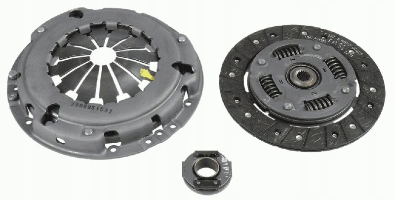 ZESTAW SPRZĘGŁA 3000 951 532 SACHS FIAT IDEA PANDA