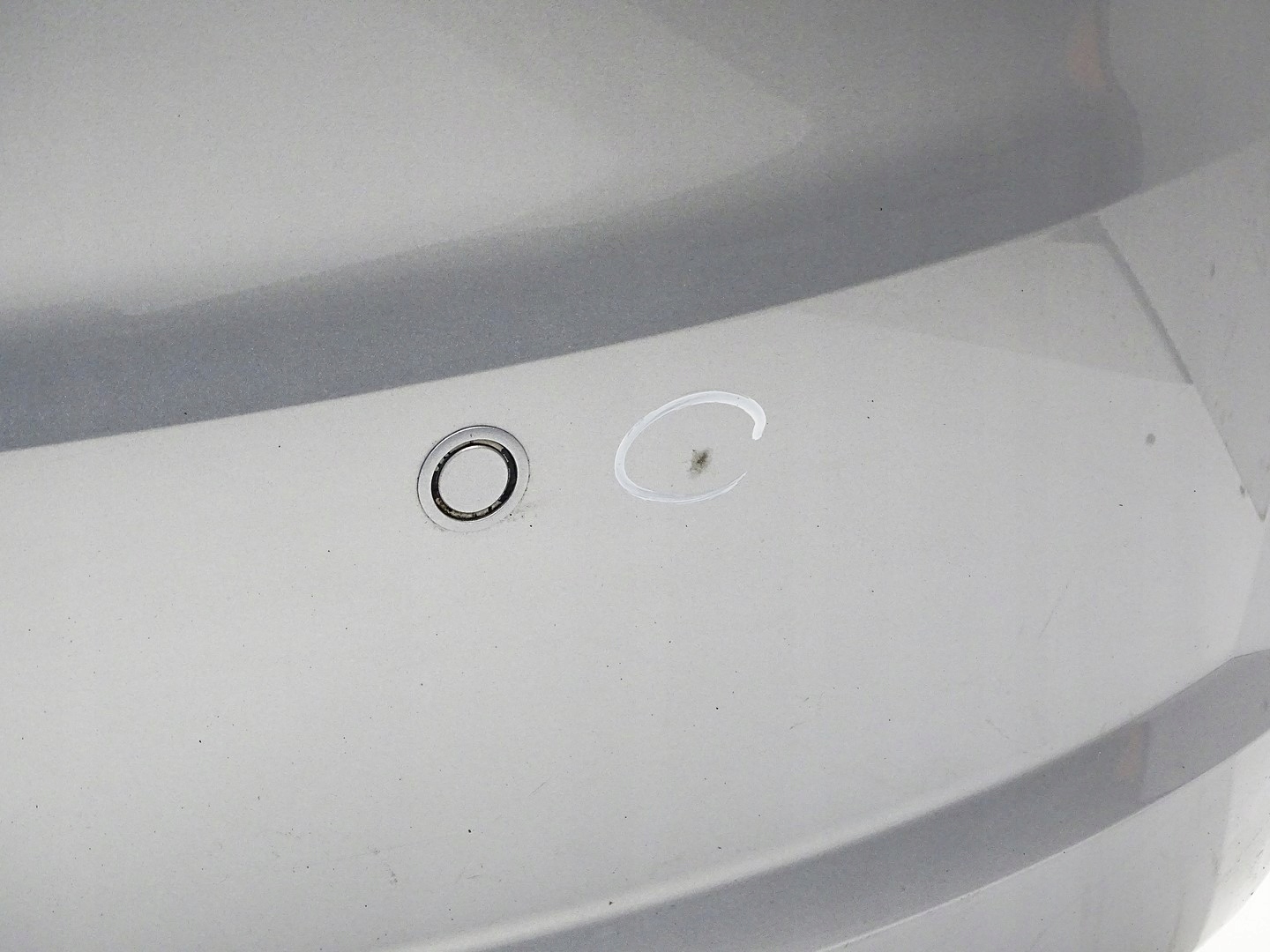 bumper rear rear part 4xPDC AUDI TT 8S LZ7G