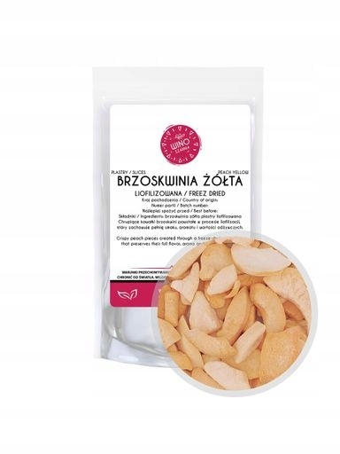 2 x Winoszarnia Broskev Žlutá lyofilizovaná Plátky 100 g Ovoce