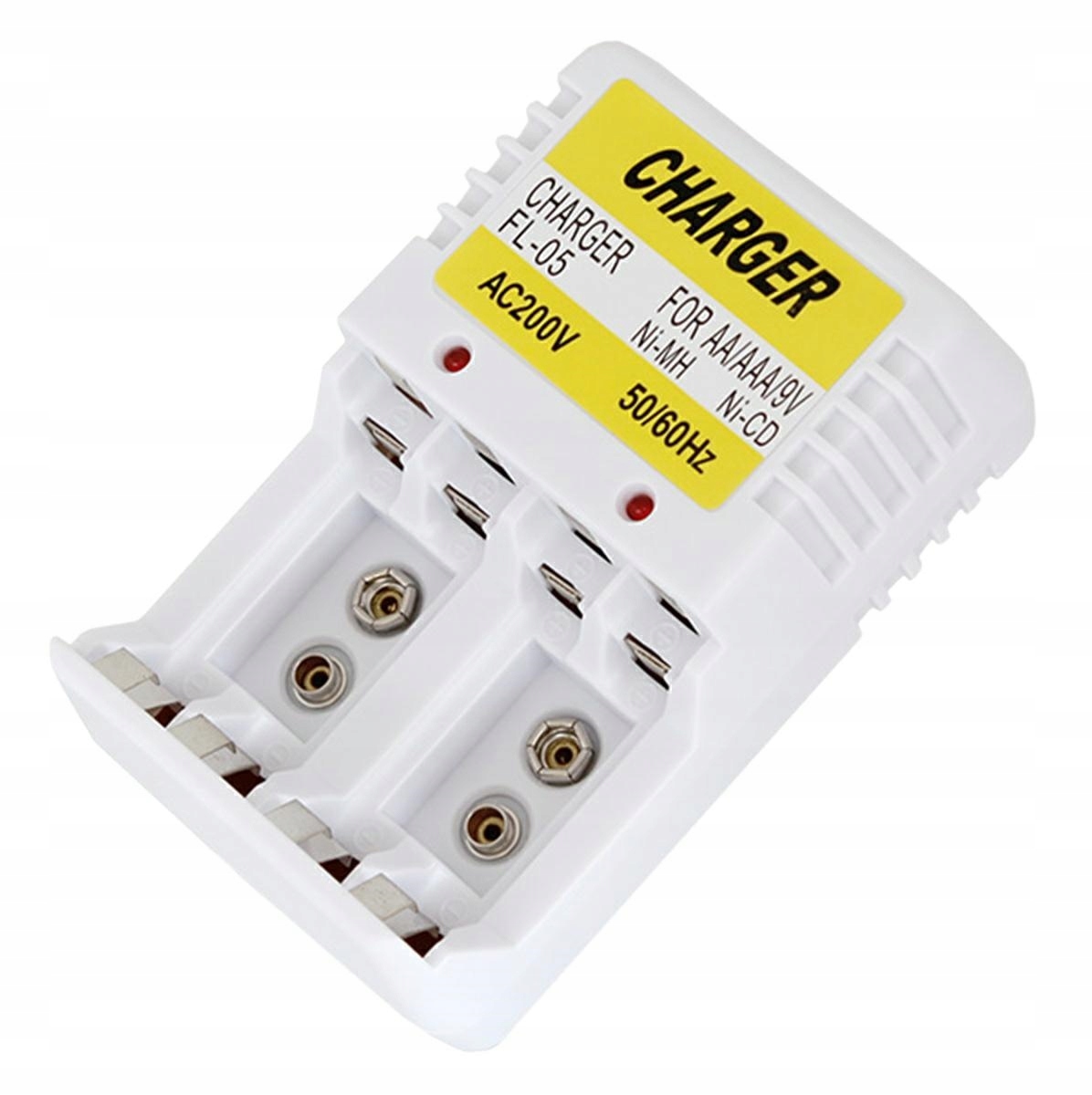 Ładowarka akumulatorków R6 AAA R3 AA 9V 6F22(0689)