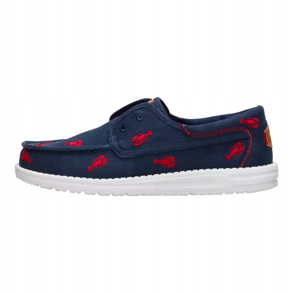HeyDude Pánské lehké mokasíny Boty Polobotky Nazouvací Cru Embroidered 48
