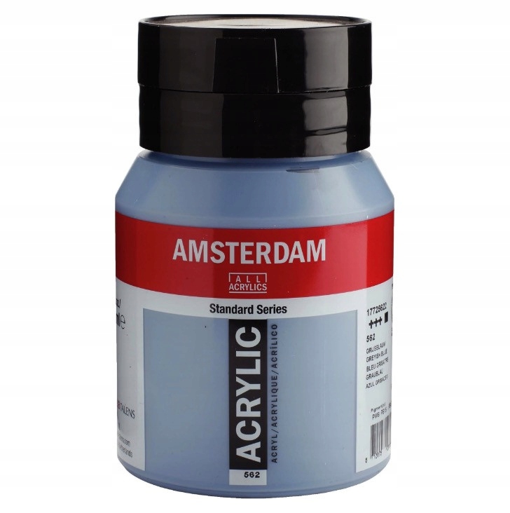 Barva akrylová Amsterdam Greyish Blue, 500 ml