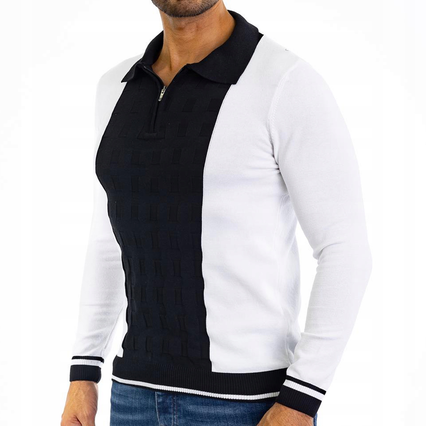 Pánský svetr Polo, roztahovací triko