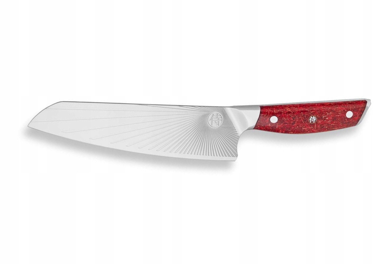 Nôž šéfkuchára Gyuto 205 Dellinger Sandvik Nortern Sun Red