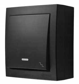 

Simon AquaClick Włącznik Schodowy Podświetlany Mat